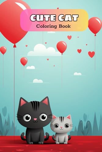 Cat Coloring Book for Adults: Cute and Adorable Cartoon Cats and Kittens von Independently published